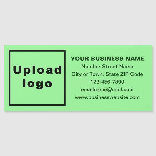 Markenbezeichnung für hellgrüne Magnetkarte (Vorderseite)