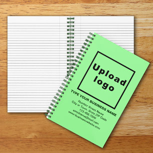 Markenbezeichnung für hellgrünes SpiralNotebook Notizblock
