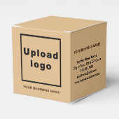 Markenbezeichnung für kleine hellbraune Farbbox Geschenkschachtel (Vorderseite)