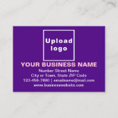 Markenbezeichnung für kleine Lila Rechteck-Karte Visitenkarte (Vorderseite)