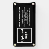 Markenbezeichnung für kleine schwarze Banner (Vertikal)