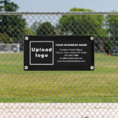 Markenbezeichnung für kleine schwarze Banner (Insitu)