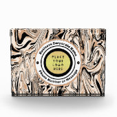 Markenbezeichnung für kundenspezifische Logos Fotoblock (Vorderseite)