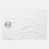 Markenbezeichnung für kundenspezifische Logos Geschirrtuch (Horizontal)