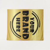 Markenbezeichnung für kundenspezifische Unternehme Wandteppich (Vorderseite (Horizontal))