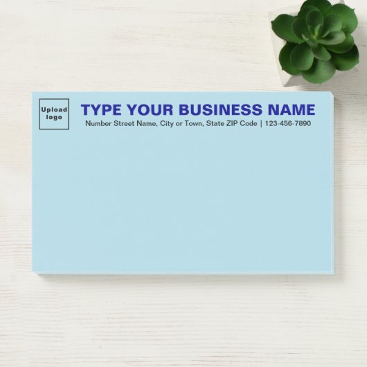 Markenbezeichnung für "Light Blue Large" Post-it Klebezettel (Büro)