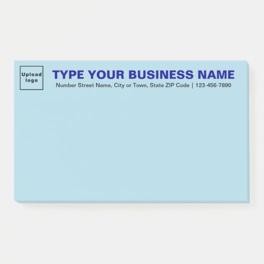 Markenbezeichnung für "Light Blue Large" Post-it Klebezettel (Vorderseite)