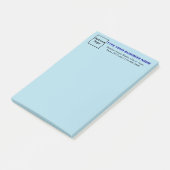Markenbezeichnung für "Light Blue Long" Post-it Klebezettel (angewinkelt)
