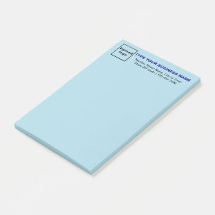 Markenbezeichnung für "Light Blue Long" Post-it Klebezettel