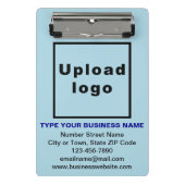 Markenbezeichnung für Light Blue Mini-Zwischenabla Mini Klemmbrett (Vorderseite)