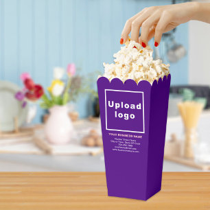 Markenbezeichnung für Lila Popcorn-Box Geschenkschachtel