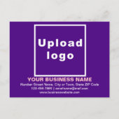 Markenbezeichnung für Lila Postkarte (Vorderseite)