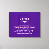 Markenbezeichnung für Lila Rectangle-Canvas-Schrif Leinwanddruck (Vorderseite)