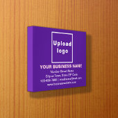 Markenbezeichnung für Lila Rectangle-Canvas-Schrif Leinwanddruck