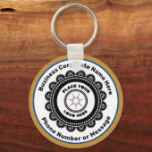 Markenbezeichnung für Logo-Unternehmen Schlüsselanhänger (Vorderseite)