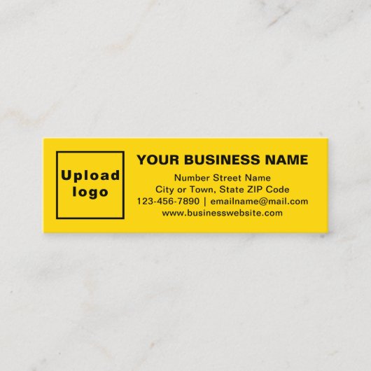 Markenbezeichnung für Mini-Size-Gelbe Karte (Vorderseite)