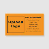 Markenbezeichnung für orange farbige Magnetkarte (Vorderseite)