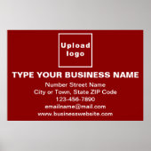 Markenbezeichnung für Red Rectangle Poster (Vorne)