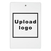 Markenbezeichnung für Schwarz-Weiß-Mini-Zwischenab Mini Klemmbrett (Rückseite)