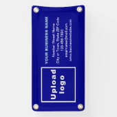 Markenbezeichnung für Small Blue Banner (Vertikal)