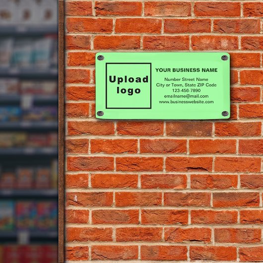 Markenbezeichnung für "Small Light Green Banner" Banner