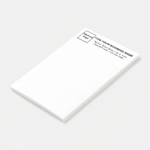 Markenbezeichnung für Unternehmen in der Überschri Post-it Klebezettel