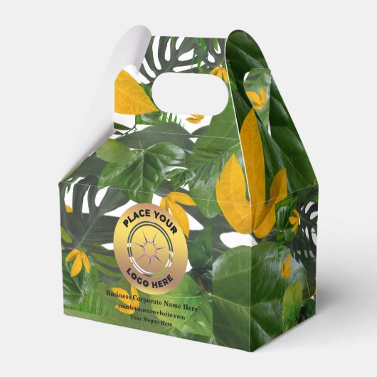 Markenbezeichnung für Unternehmen mit Logo-Werbung Geschenkschachtel (Vorderseite)