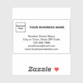 Markenbezeichnung für Vinyl-Aufkleber in weißem Re Aufkleber (Blatt)