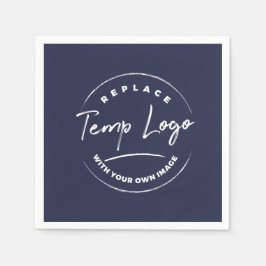 Markenbezeichnung mit Ihrem Firmenlogo oder Image  Serviette