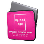 Markenbezeichnung Rosa Notebook-Sieb Laptopschutzhülle (Vorderseite Links)