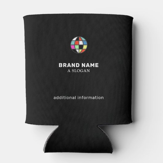 Markenbezeichnung schwarz dosenkühler (Rückseite)