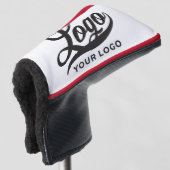 Markenbezeichnung White Modern Company Logo Busine Golf Headcover (3/4 Vorderseite)