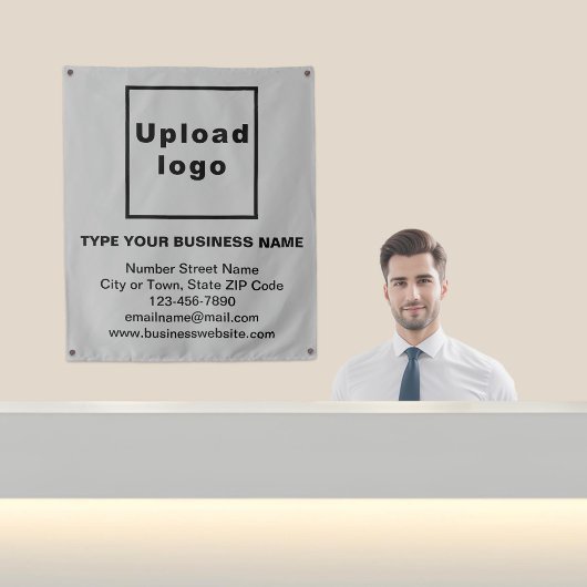 Markenbezeichnungen auf grauem Band Wandteppich