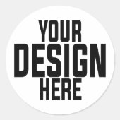 Markenbezeichnungen für benutzerdefinierte Logo-Au Runder Aufkleber (Vorderseite)