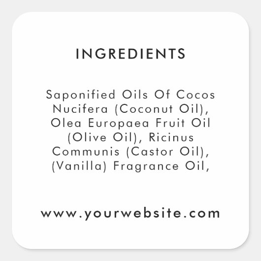 Markenbezeichnungen für benutzerdefiniertes Textpa Quadratischer Aufkleber (Vorderseite)