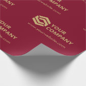 Markenbezeichnungen für Werbegeschenke für Unterne Geschenkpapier (Ecke)