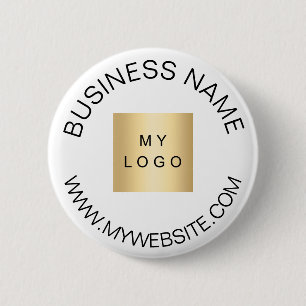 Markenfarbe des Firmenlogos Button