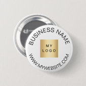 Markenfarbe des Firmenlogos Button (Vorne & Hinten)