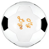 Markenfarbe des Firmenlogos Fußball (Gedreht)