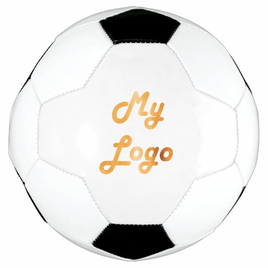Markenfarbe des Firmenlogos Fußball (Vorderseite)