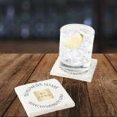 Markenfarbe des Firmenlogos Steinuntersetzer