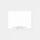 Markenfarbe Post-it Klebezettel (Vorderseite)