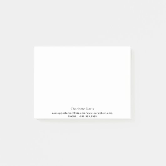 Markenfarbe Post-it Klebezettel (Vorderseite)