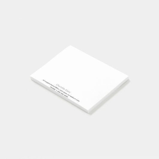 Markenfarbe Post-it Klebezettel (angewinkelt)