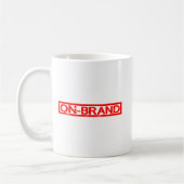 Markenfreie Briefmarke Kaffeetasse (Links)