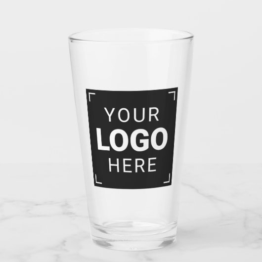 Markenlogo auf Ihre Weise Glas (Vorderseite)