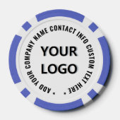 Markenlogo-Design für Poker-Chips mit individuelle Pokerchips (Rückseite)