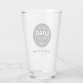 Markenlogo Glas (Rückseite)