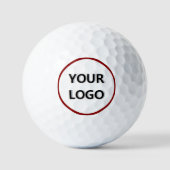 Markenlogo-Stempel Golfbälle Beispiel (Vorderseite)