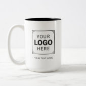 Markenlogo Zweifarbige Tasse (Links)